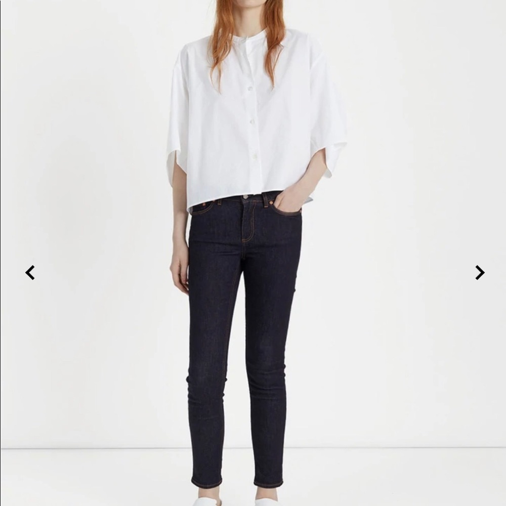 Acne Studio Skin 5 RW rise dark wash skinny jeans size 28